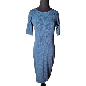 Lularoe julia bodycon dress size small